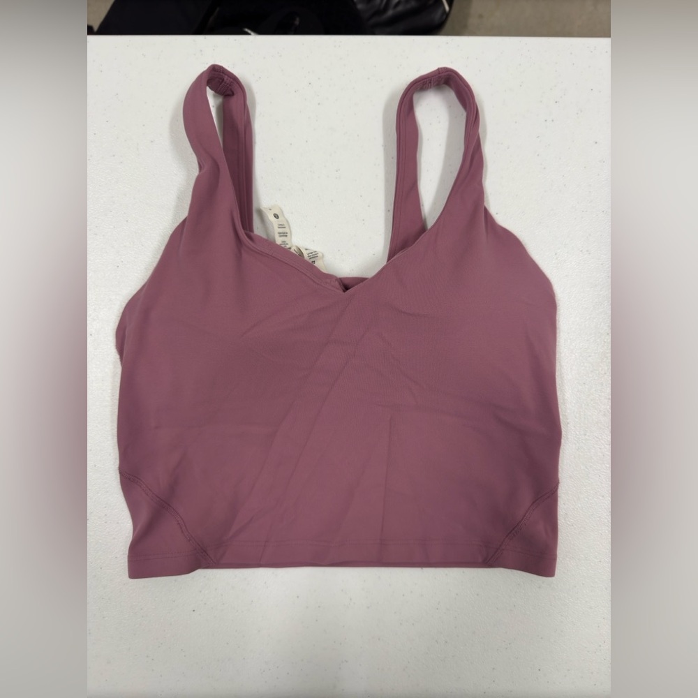 Lululemon align pink tank top. Size 8